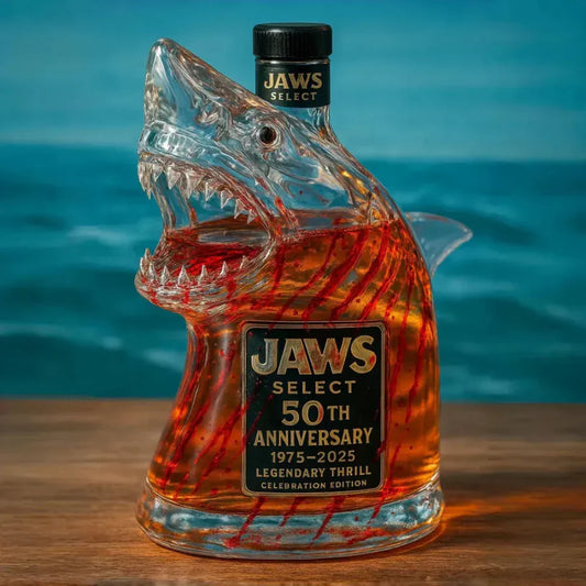Glass Decanter Shark Bottle Decorative Drinkware Display