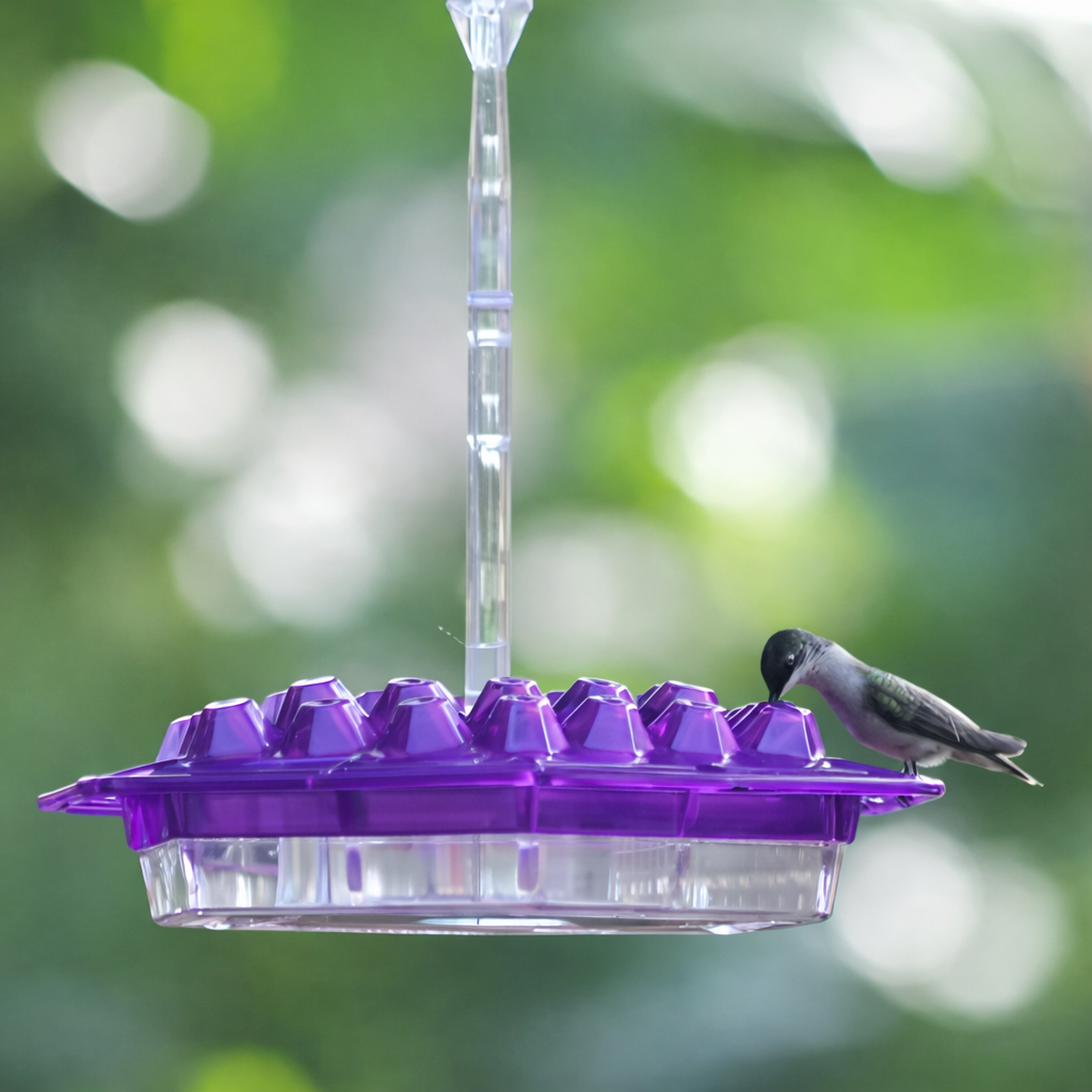 Hummingbird Feeder Hanging Nectar Dispenser Outdoor Garden