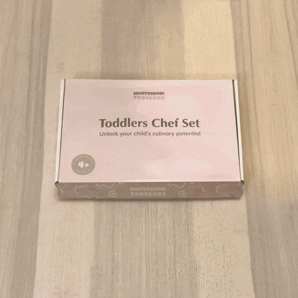 LITTLE CHEF – Montessori Cooking Set for Toddlers to Learn Independence & Practical Life Skills