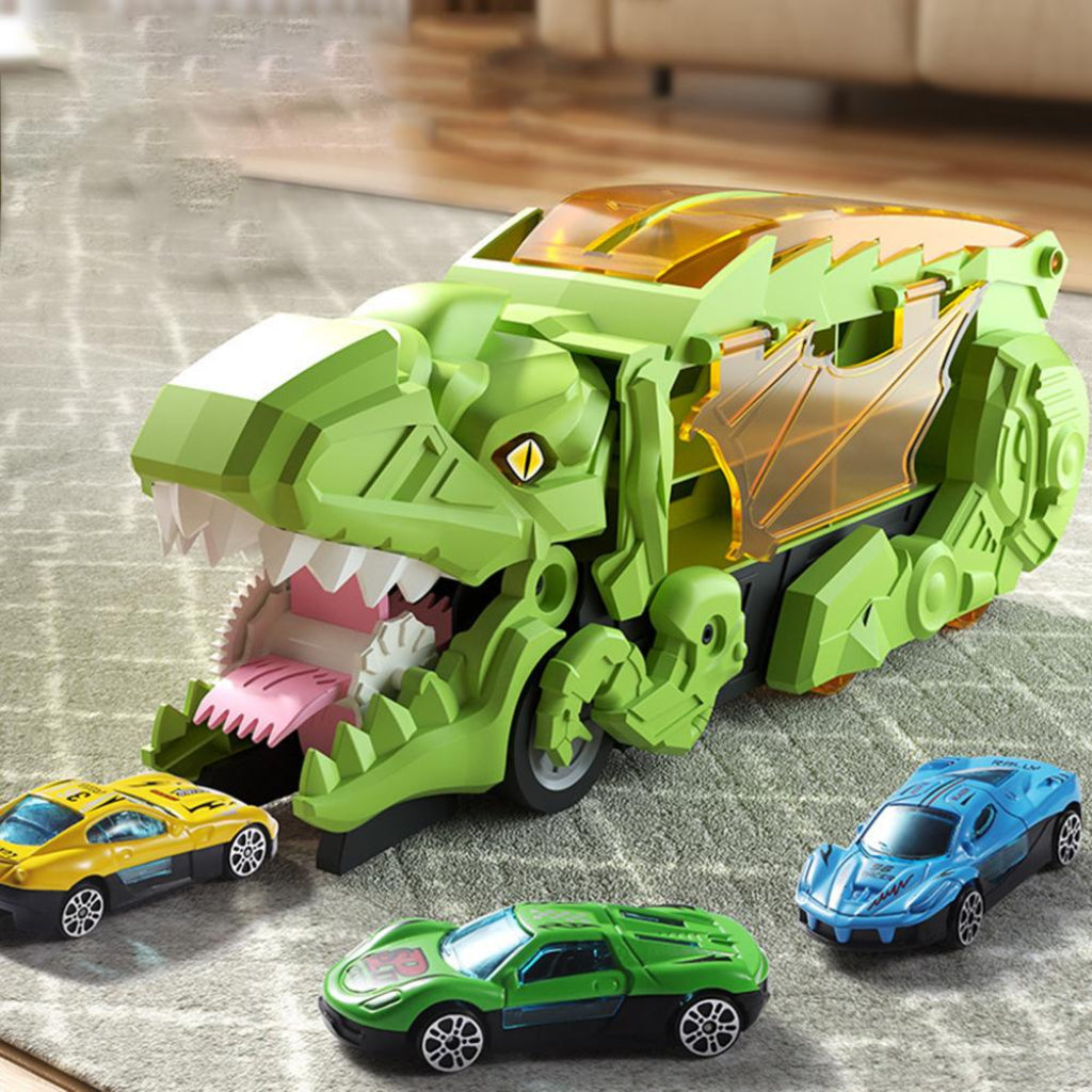 Toy Car Dinosaur Transport Truck Storage Racing Tracks