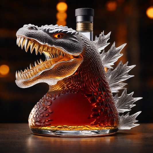 Whiskey Decanter Monster Glass Display Bottle Decorative Barware