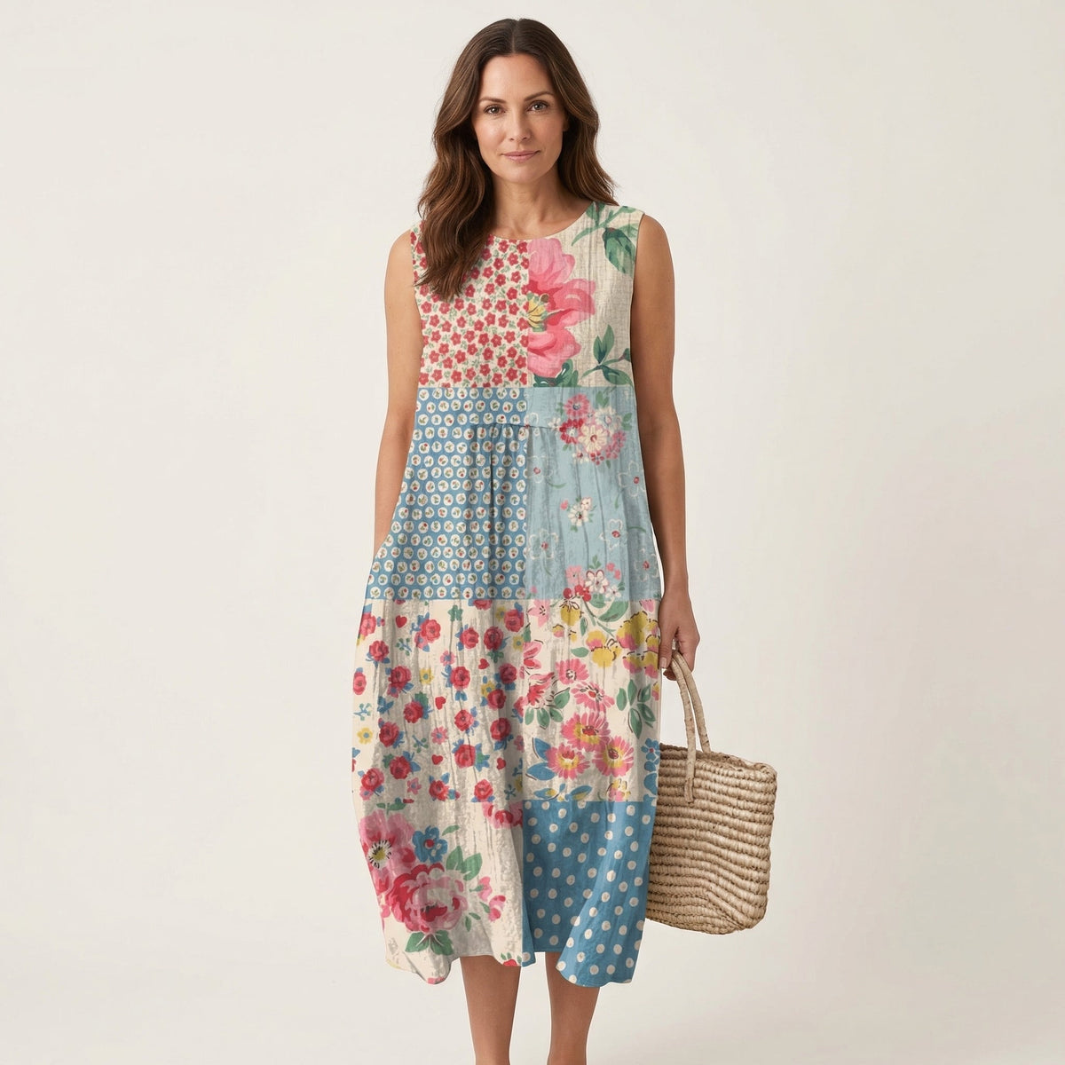 Anna | Sleeveless Midi Dress