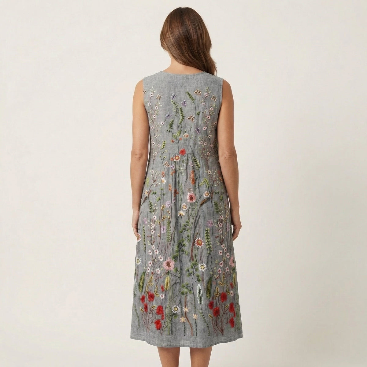 Cara | Sleeveless Midi Dress