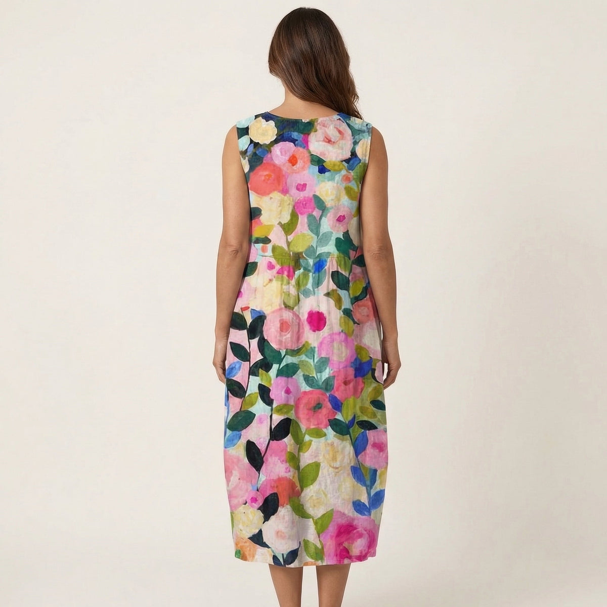 Ava | Sleeveless Midi Dress
